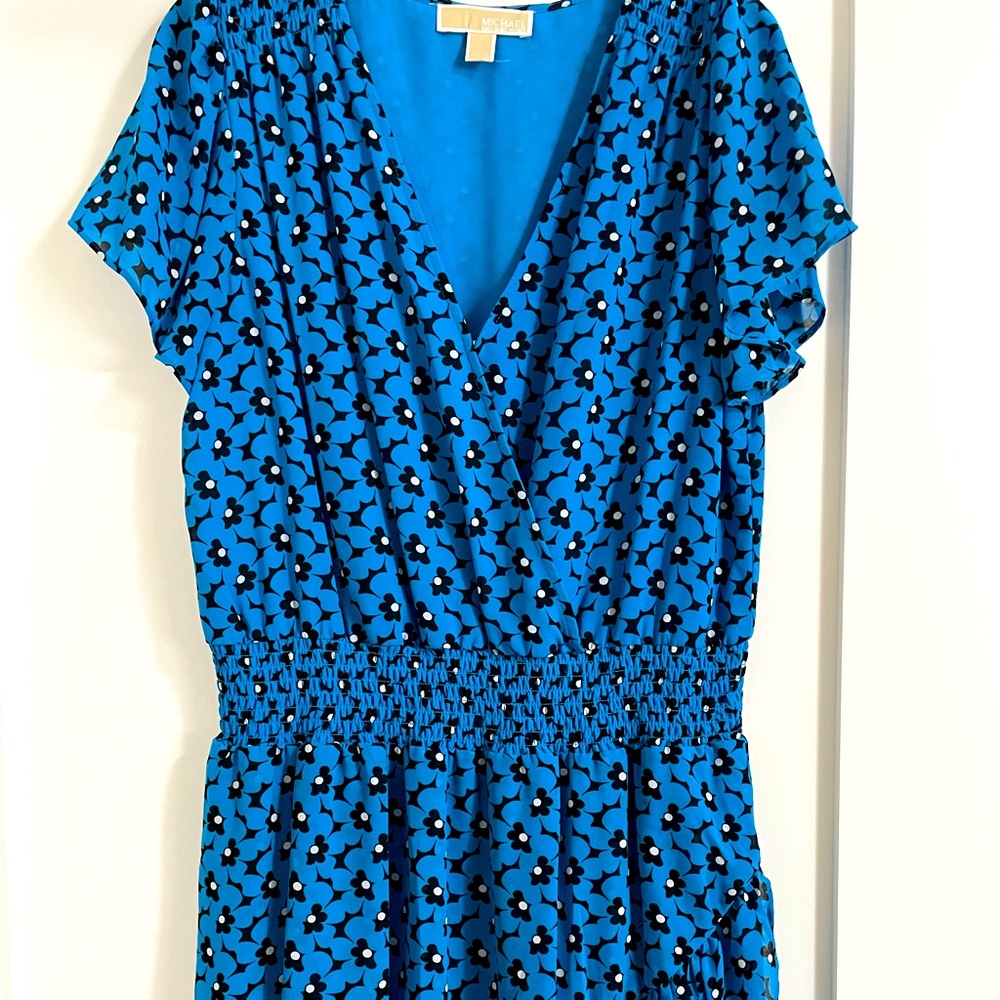 Michael by Michael Kors New without Tags blue dress with flower detail